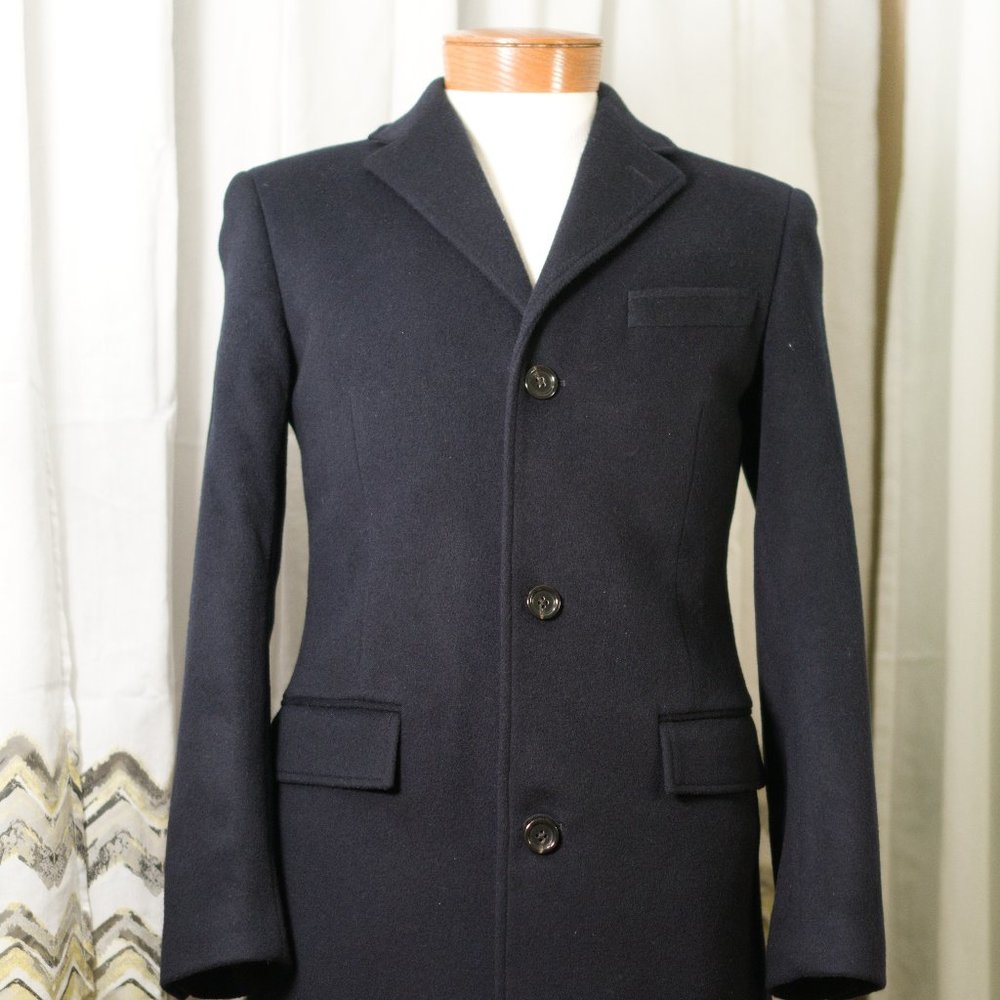 NWT J.Crew - Ludlow Coat in Wool-Cashmere (Navy)